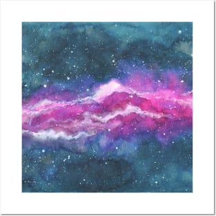 Outer Space Universe Galaxy Print Tshirt Posters and Art